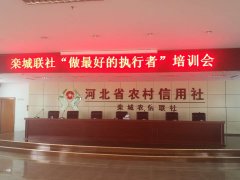 刘启正老师走进栾城联社《做最好的执行者》专题培训